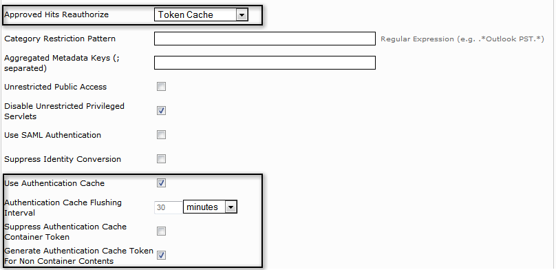 Authorisation ACL Settings