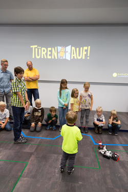 Programmierung eines Roboters Maustag 2014