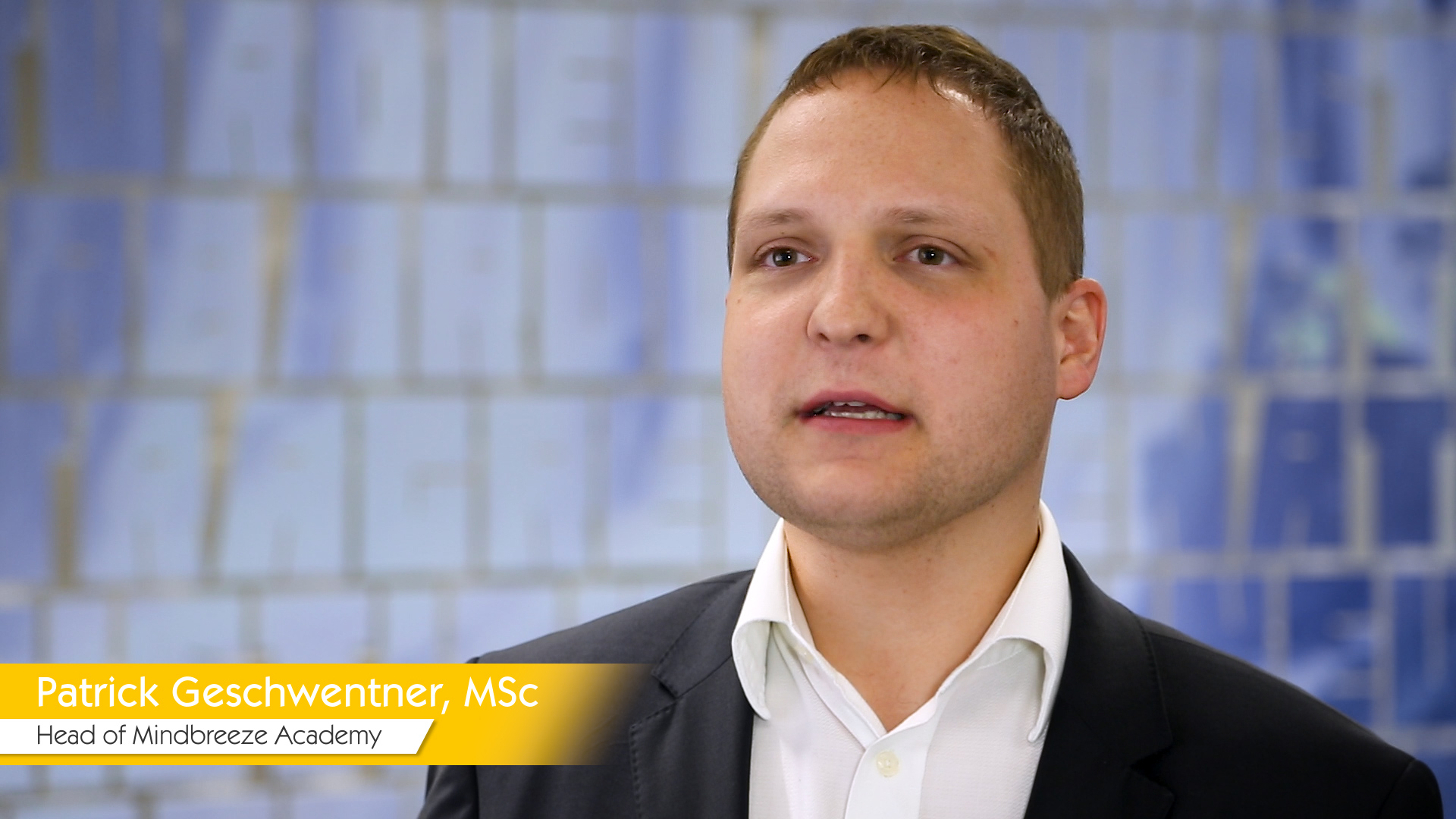 Interview-Video Patrick Geschwentner, Head of Mindbreeze Academy