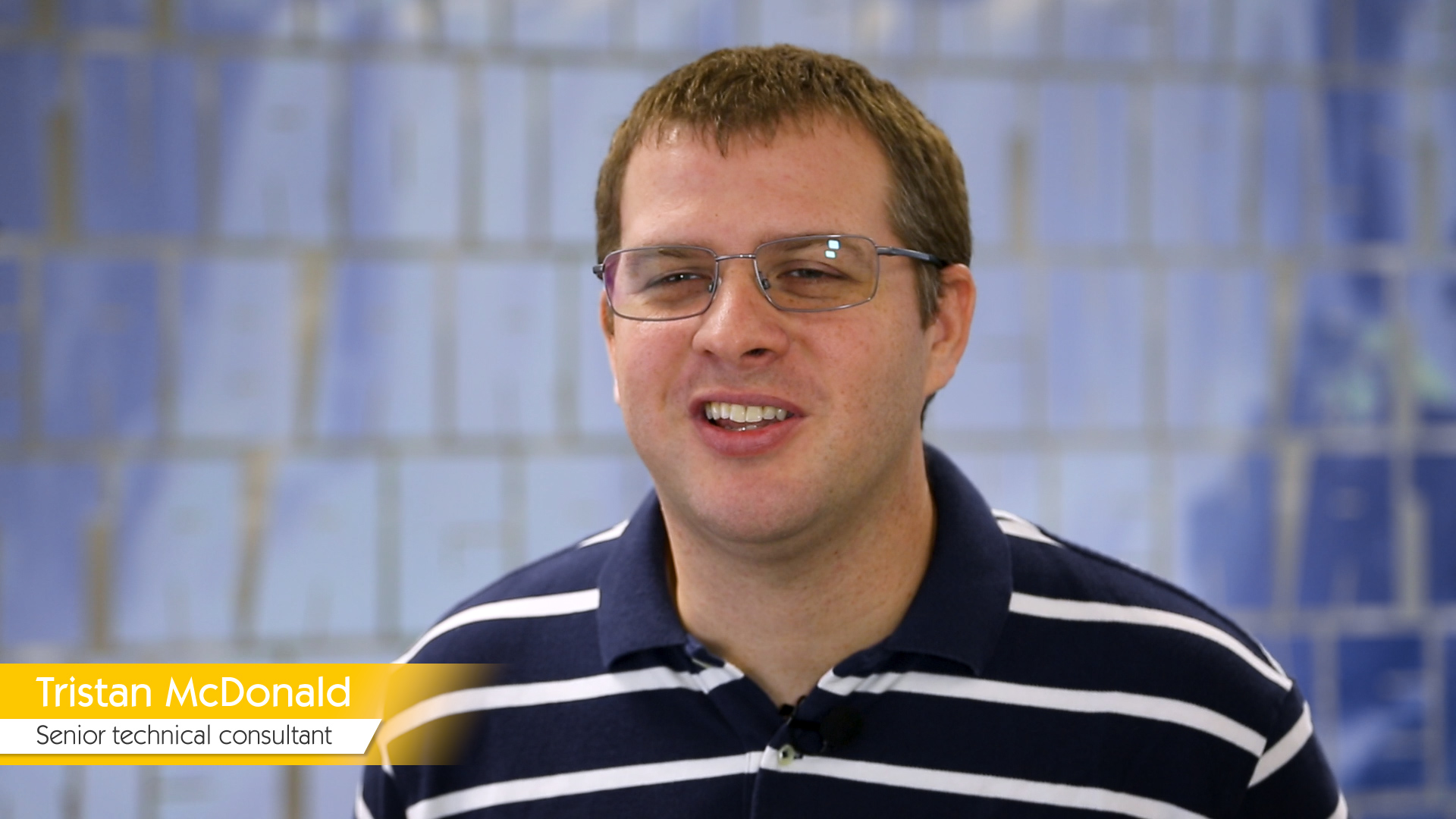 Interview-Video Tristan McDonald, Senior Technical Consultant